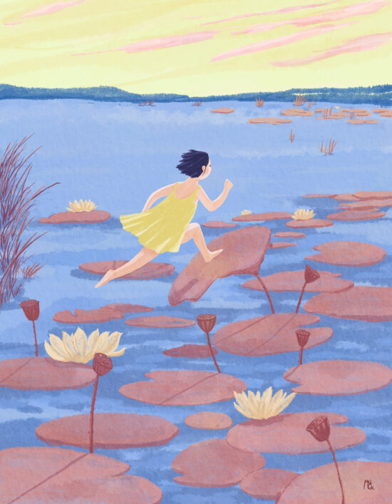 Courir au soleil